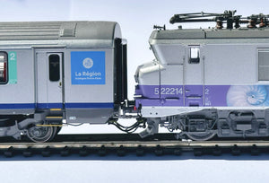 Korte koppeling tussen VTU-rijtuig en locomotief - (set van 4)