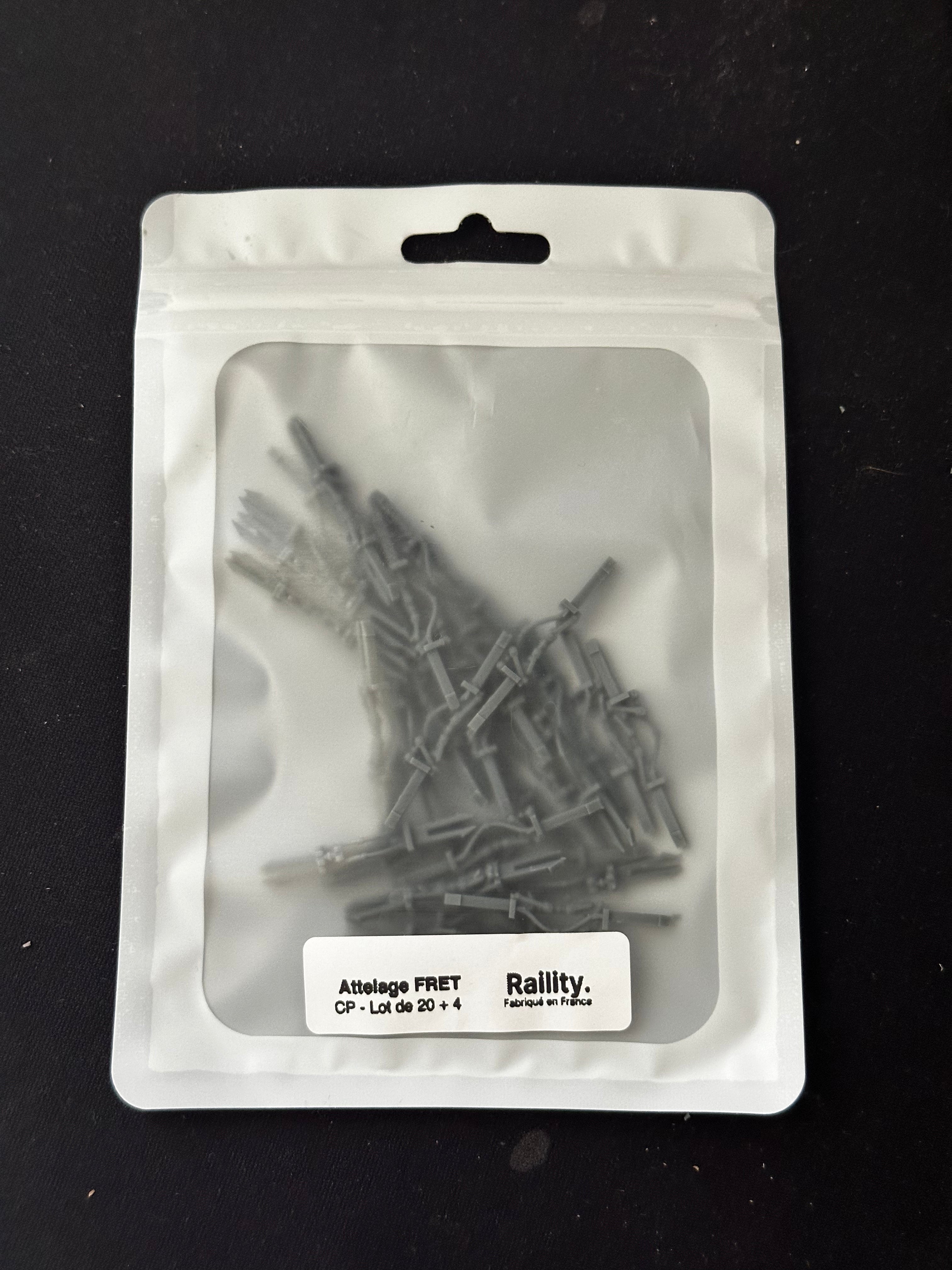 Attelage court FRET + CG (Lot de 20 + 4)