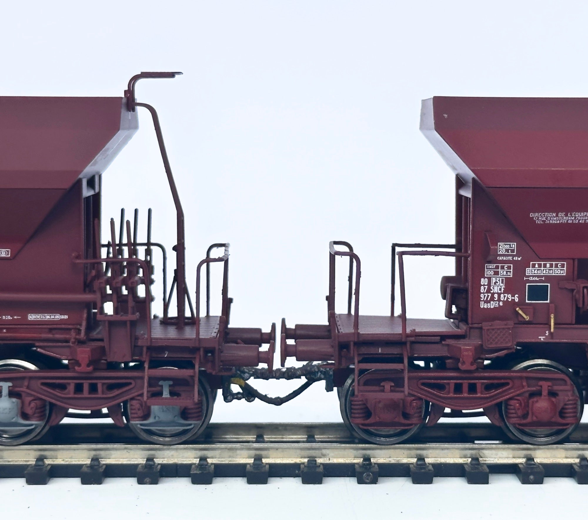 Attelage court type Marchandise + CP (lot de 4)