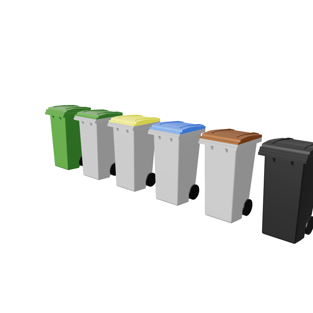 Poubelle EU (lot de 3)